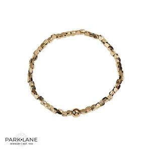 Park Lane Hazy Gold Beaded Bracelet | Stretch to Fit | NIB